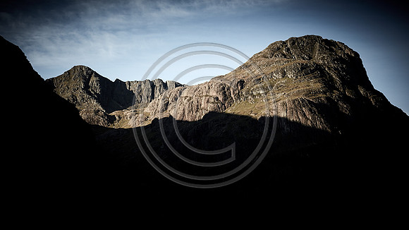 Part of the Three Sisters. Glencoe, Scotland.